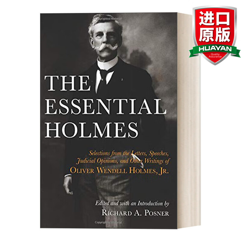 预售 The Essential Holme 英文原版 奥利弗 温德尔 霍姆斯主要作品集 Oliver Wendell Holmes 英文版 进口英语原版书籍